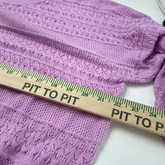 525 Loose knit light Sweater Womens XL pink 4120 - Picture 6 of 7